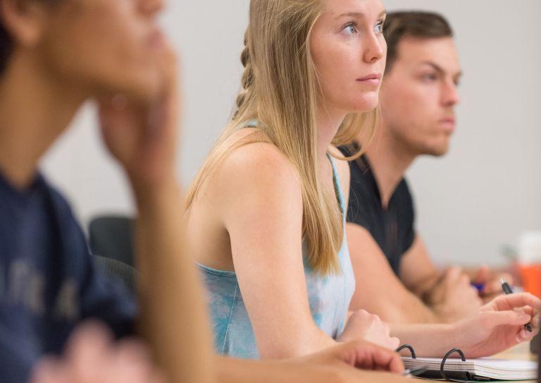 students in class